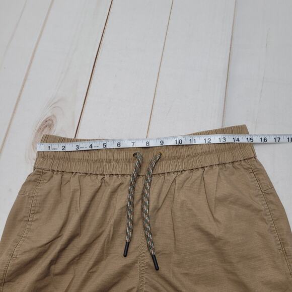 Eddie Bauer pull on articulated knee tan ripstop pants straight leg gorpcore - Picture 3 of 9